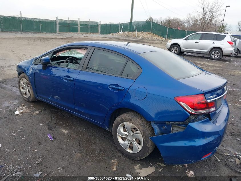 2014 HONDA CIVIC LX - 19XFB2F53EE028926