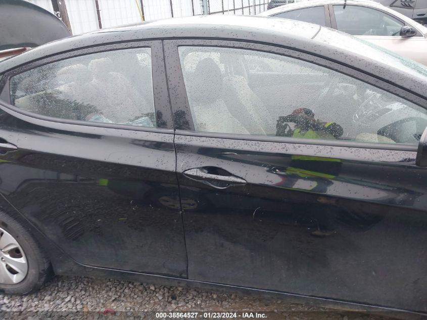2016 HYUNDAI ELANTRA SE - KMHDH4AEXGU575569