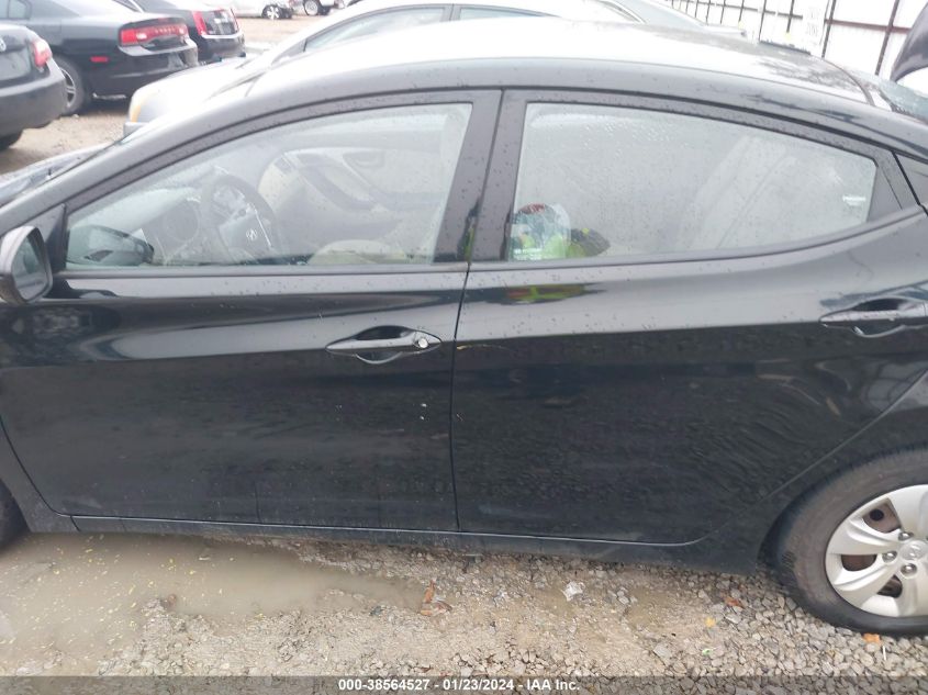 2016 HYUNDAI ELANTRA SE - KMHDH4AEXGU575569