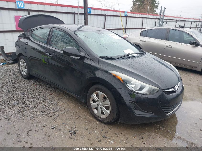 2016 HYUNDAI ELANTRA SE - KMHDH4AEXGU575569