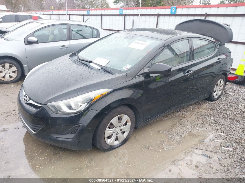 2016 HYUNDAI ELANTRA SE - KMHDH4AEXGU575569