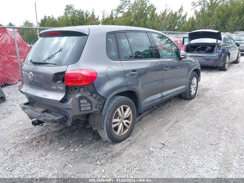 2013 VOLKSWAGEN TIGUAN S/SE/SEL - WVGAV3AX0DW614256