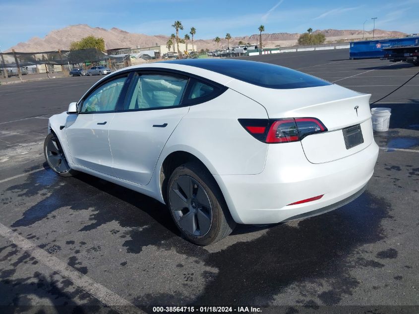 2023 TESLA MODEL 3 REAR-WHEEL DRIVE - 5YJ3E1EA1PF641692