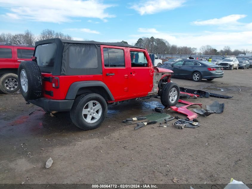 2017 JEEP WRANGLER UNLIMITED SPORT 4X4 - 1C4HJWDGXHL575842