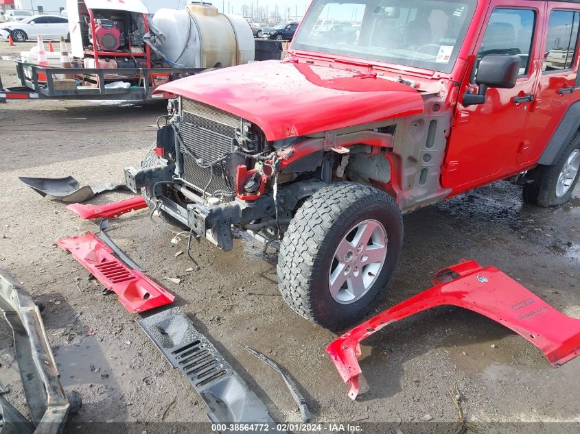 2017 JEEP WRANGLER UNLIMITED SPORT 4X4 - 1C4HJWDGXHL575842