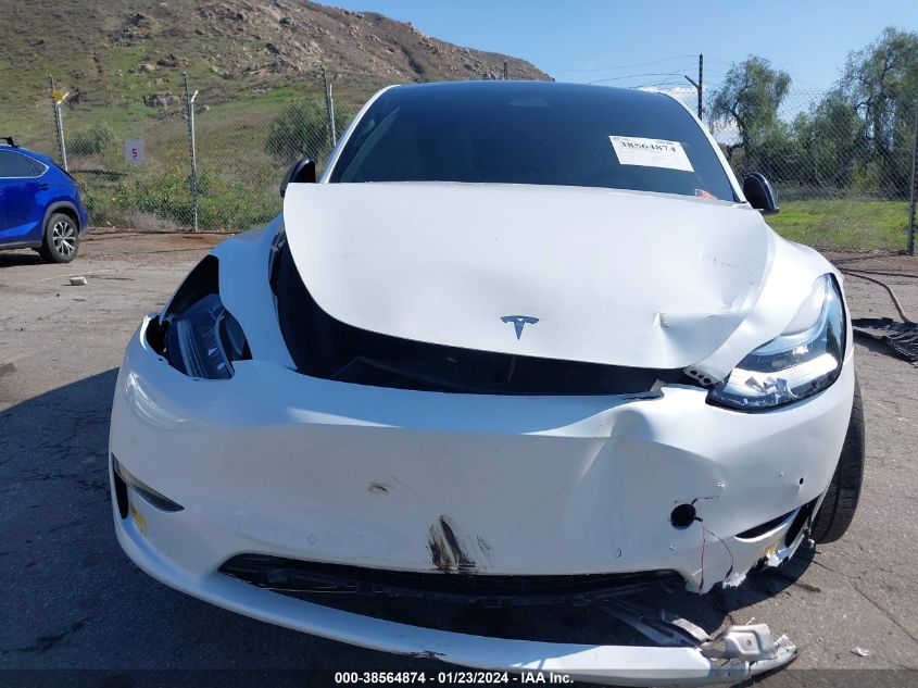 2022 TESLA MODEL Y - 7SAYGDEE8NF346593