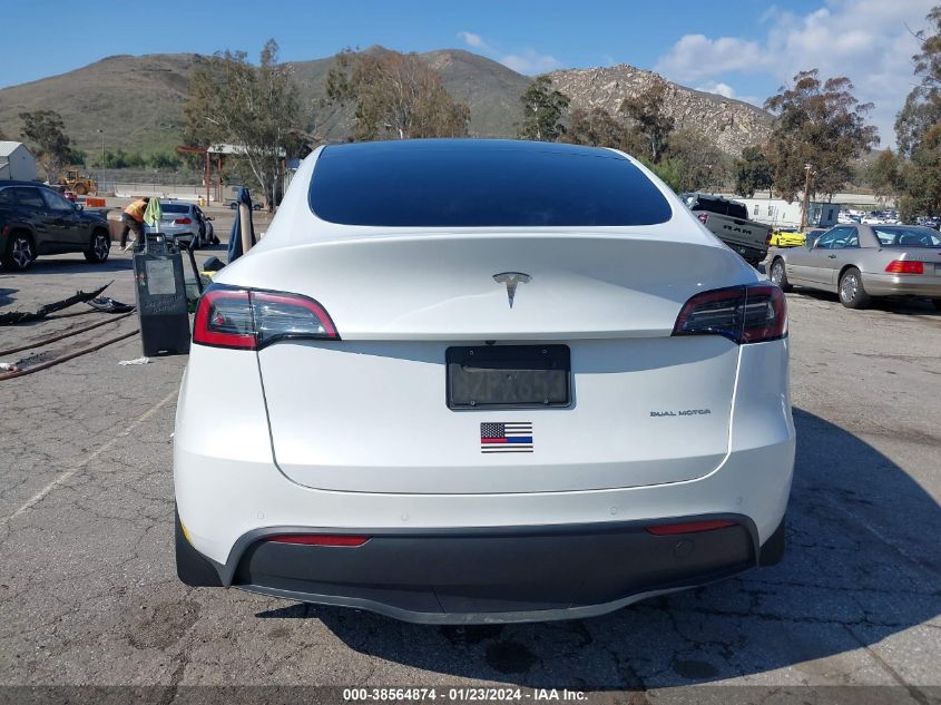 2022 TESLA MODEL Y - 7SAYGDEE8NF346593