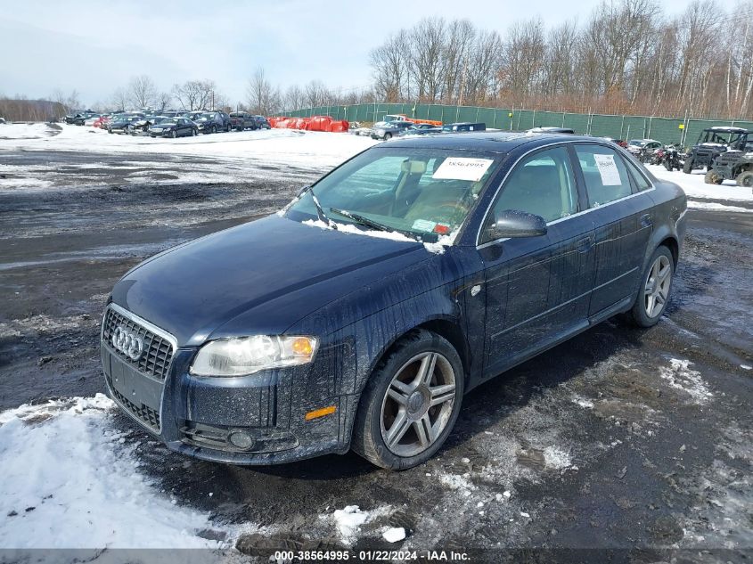 WAUDF78E28A077447 | 2008 AUDI A4