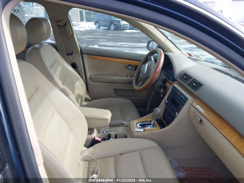 WAUDF78E28A077447 | 2008 AUDI A4