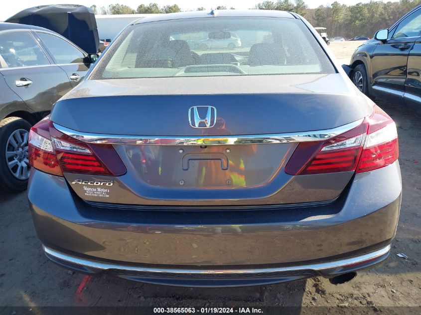 2017 HONDA ACCORD EXL - 1HGCR2F82HA187891