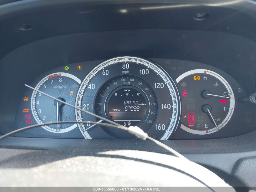 2017 HONDA ACCORD EXL - 1HGCR2F82HA187891