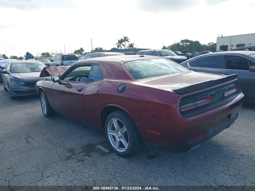 VIN 2C3CDZAG4NH179796 2022 DODGE CHALLENGER SXT
