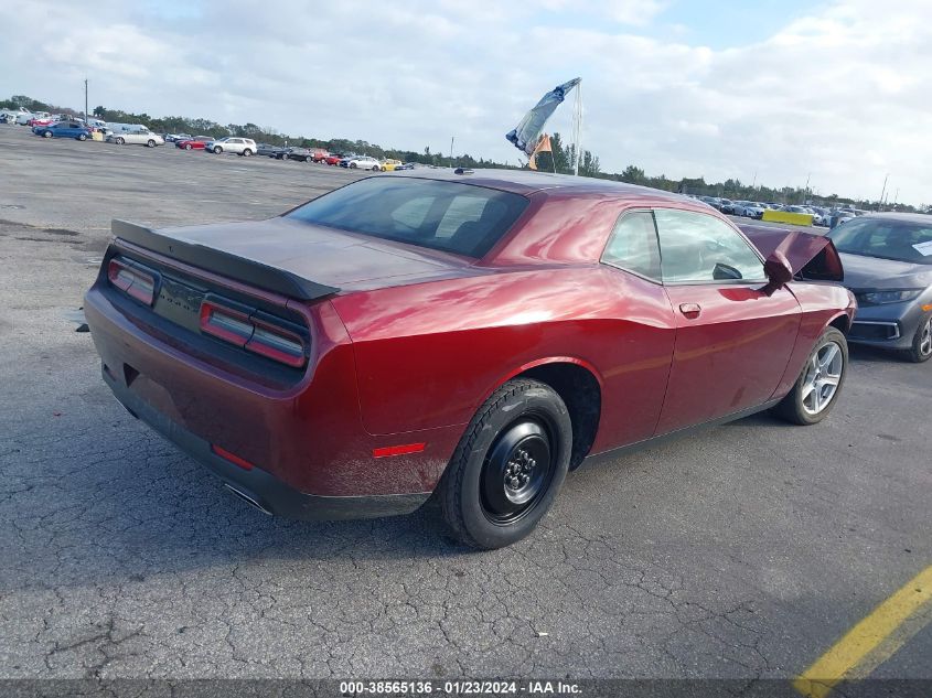 VIN 2C3CDZAG4NH179796 2022 DODGE CHALLENGER SXT
