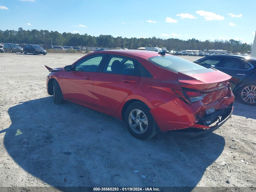 VIN 5NPLL4AG8PH119614 2023 HYUNDAI ELANTRA SE