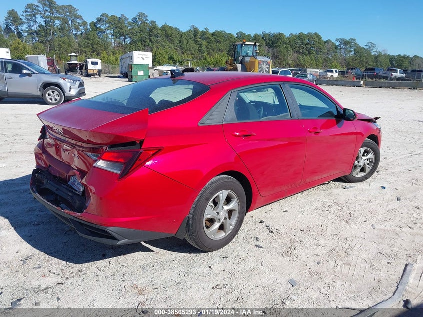 VIN 5NPLL4AG8PH119614 2023 HYUNDAI ELANTRA SE