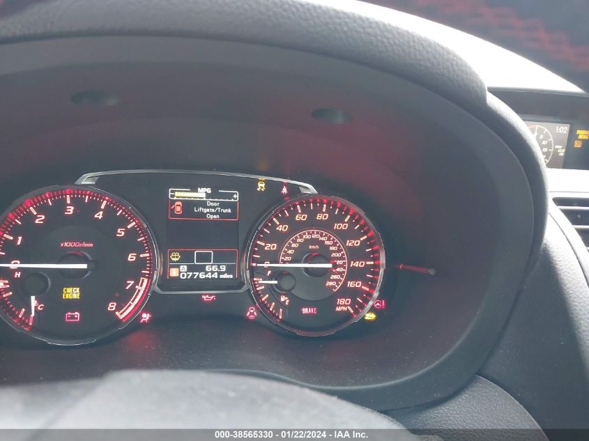 2016 SUBARU WRX PREMIUM - JF1VA1E62G9830285