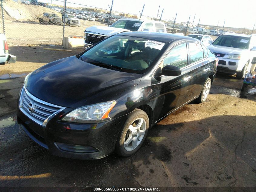 2014 NISSAN SENTRA S - 3N1AB7AP2EY248690