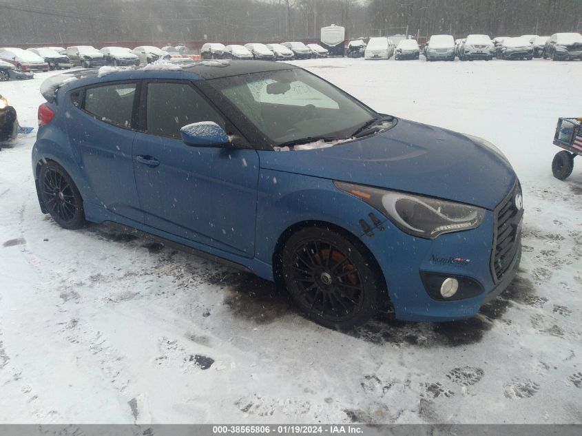 2016 HYUNDAI VELOSTER TURBO RALLY EDITION - KMHTC6AE9GU253284