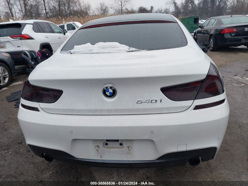 2013 BMW 640I GRAN COUPE - WBA6A0C57DDZ04177