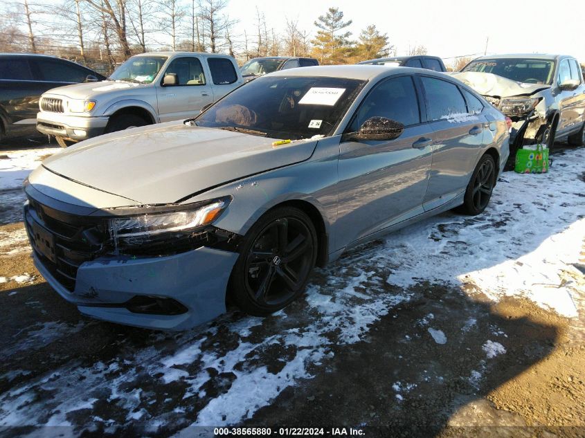 2021 HONDA ACCORD SPORT - 1HGCV1F38MA036641