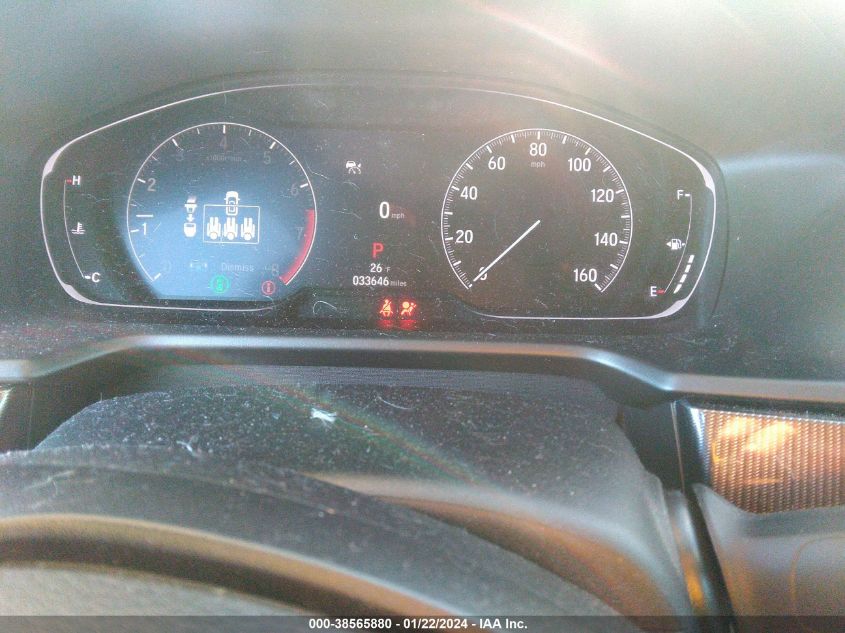 2021 HONDA ACCORD SPORT - 1HGCV1F38MA036641