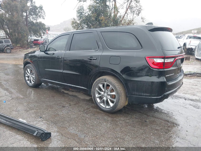 VIN 1C4RDHDG2HC774326 2017 DODGE DURANGO GT RWD