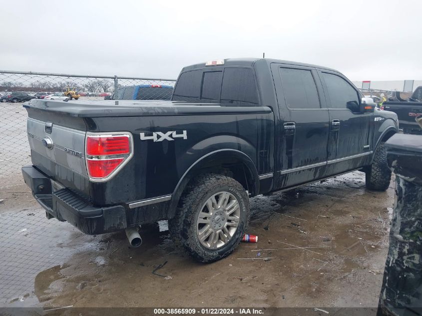 2014 FORD F-150 PLATINUM - 1FTFW1ET1EFB98724