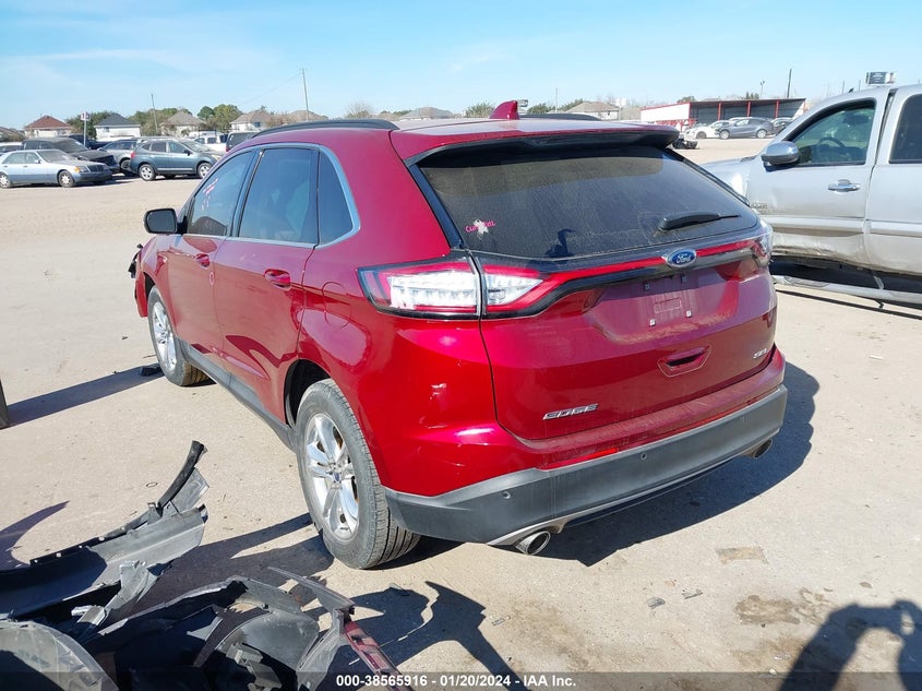 VIN 2FMPK3J84HBB27161 2017 FORD EDGE SEL