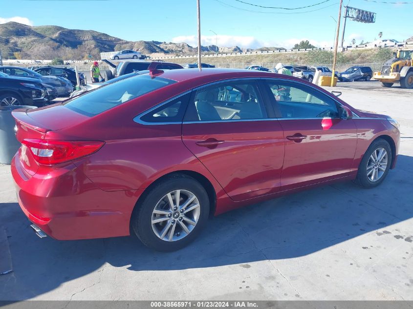 2015 HYUNDAI SONATA SE - 5NPE24AF7FH259168