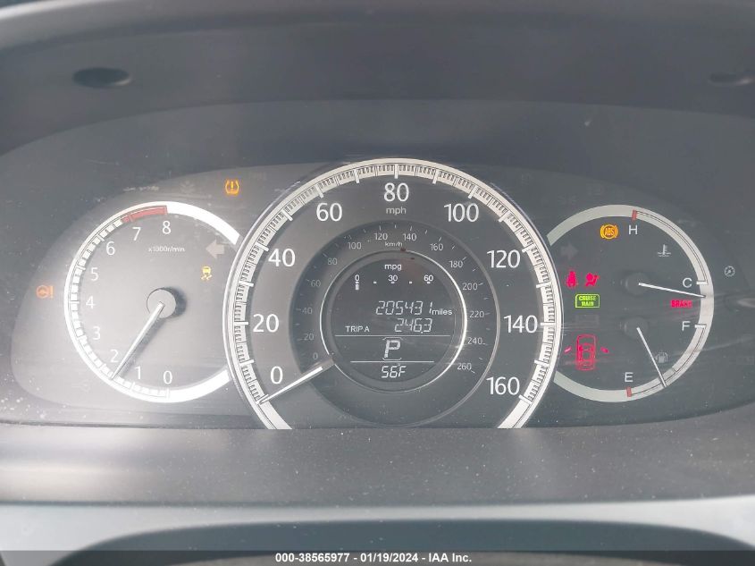 2014 HONDA ACCORD LX - 1HGCR2F30EA027976