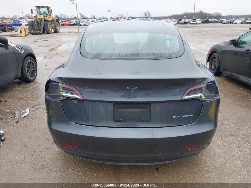 2021 TESLA MODEL 3 LONG RANGE DUAL MOTOR ALL-WHEEL DRIVE - 5YJ3E1EB4MF029488