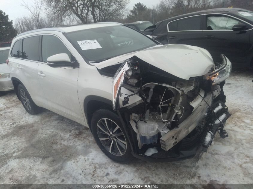 2018 TOYOTA HIGHLANDER XLE - 5TDJZRFHXJS562286