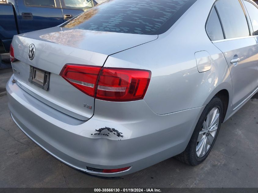 2015 VOLKSWAGEN JETTA 1.8T SE - 3VWD07AJ4FM416556