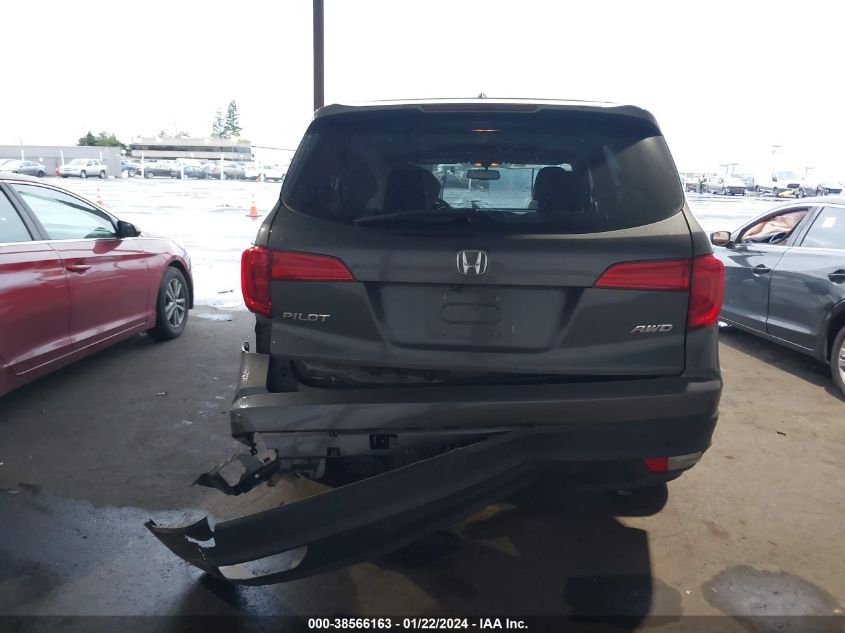 2018 HONDA PILOT EXL - 5FNYF6H58JB028829