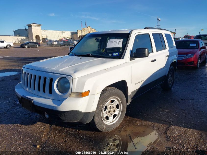 2014 JEEP PATRIOT SPORT - 1C4NJPBA5ED698378