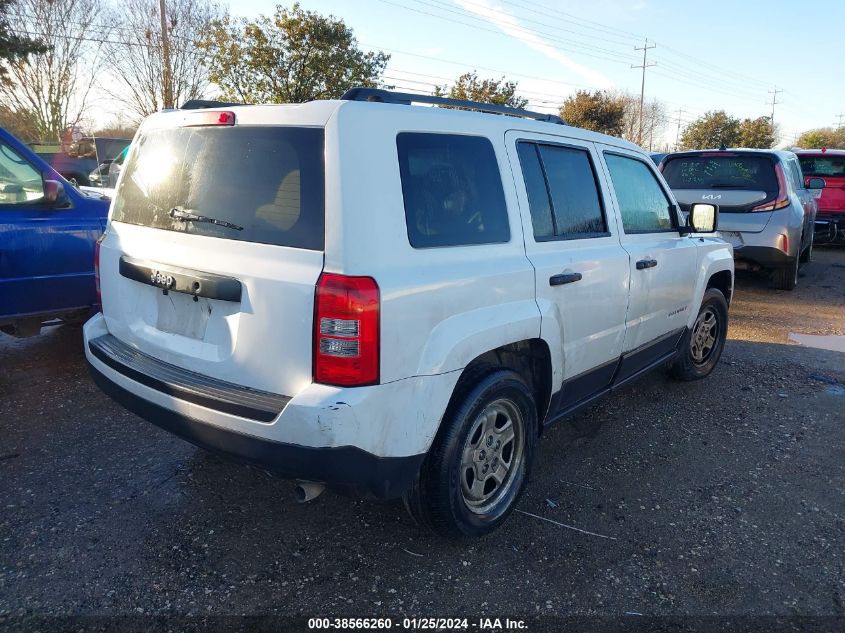2014 JEEP PATRIOT SPORT - 1C4NJPBA5ED698378