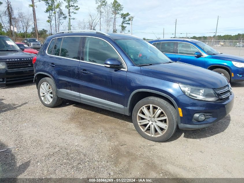 2014 VOLKSWAGEN TIGUAN SE - WVGAV3AX6EW616045