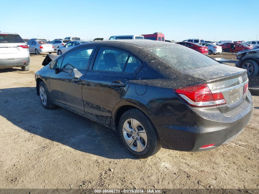 2013 HONDA CIVIC LX - 19XFB2F54DE242600