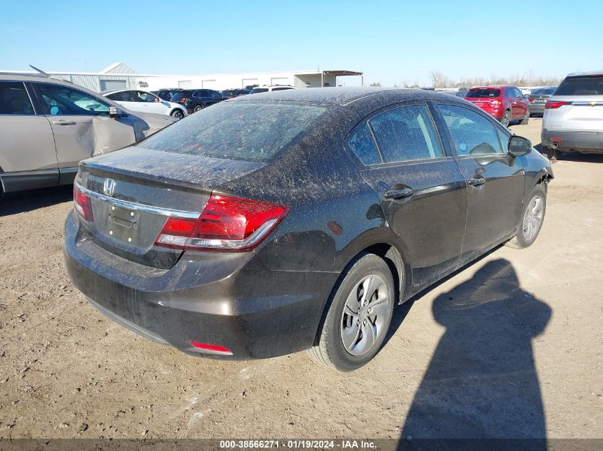 2013 HONDA CIVIC LX - 19XFB2F54DE242600