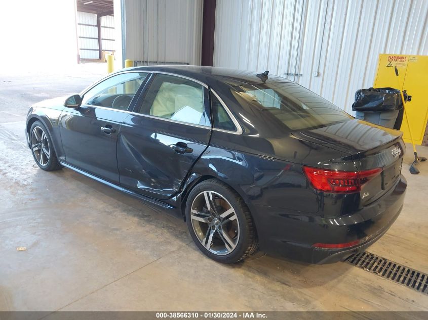 2017 AUDI A4 2.0T PREMIUM - WAUENAF4XHN024812