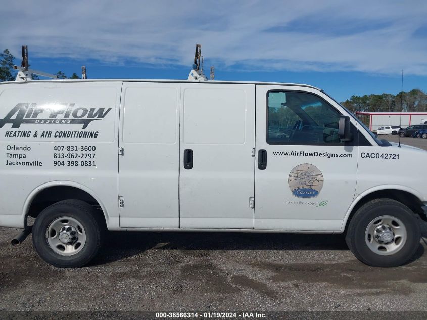 2015 CHEVROLET EXPRESS 2500 WORK VAN 1GCWGFCF6F1273679