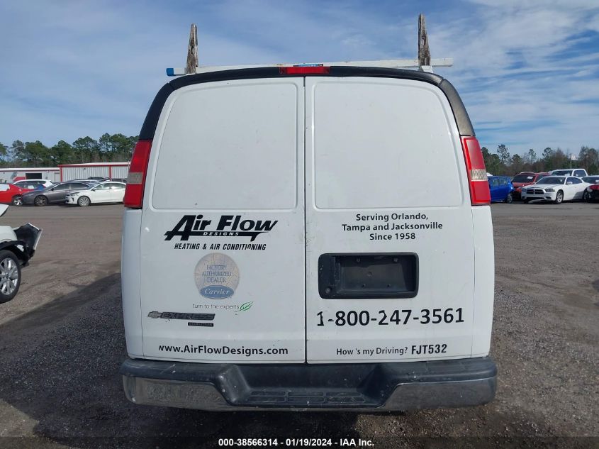 2015 CHEVROLET EXPRESS 2500 WORK VAN 1GCWGFCF6F1273679