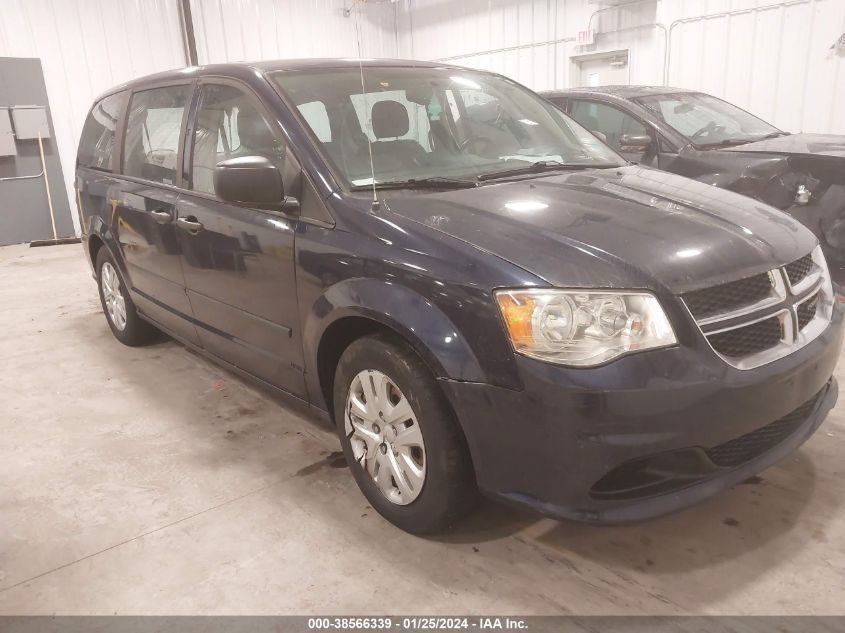 2016 DODGE GRAND CARAVAN SE - 2C4RDGBG3GR108160