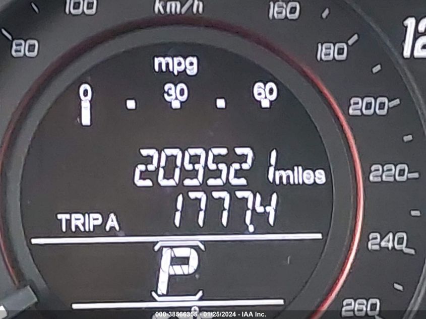 2013 HONDA ACCORD EX-L - 1HGCT1B8XDA008654
