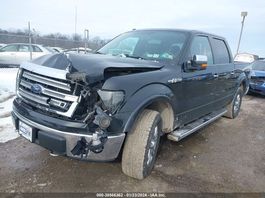 2014 FORD F-150 LARIAT - 1FTFW1EF0EFC04300