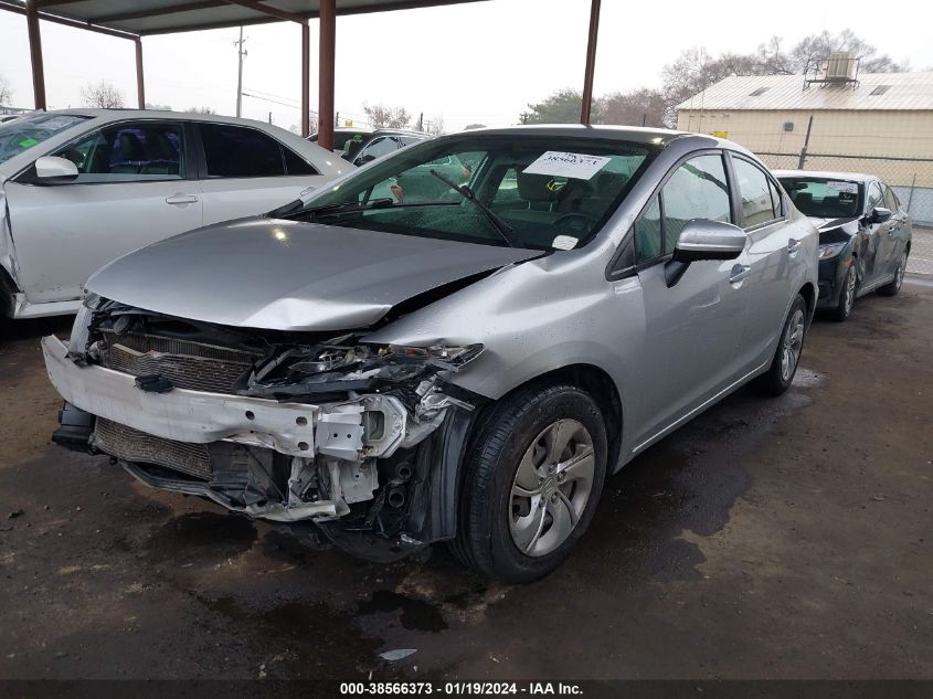 2015 HONDA CIVIC LX - 19XFB2F50FE700670