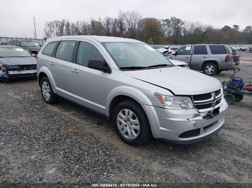 Lot #2539237970 2014 DODGE JOURNEY SE salvage car