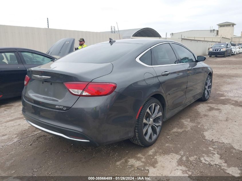 2015 CHRYSLER 200 C - 1C3CCCCB3FN588558
