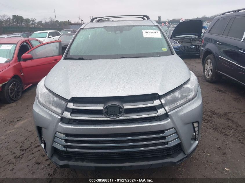 2019 TOYOTA HIGHLANDER SE/XLE - 5TDJZRFHXKS599159