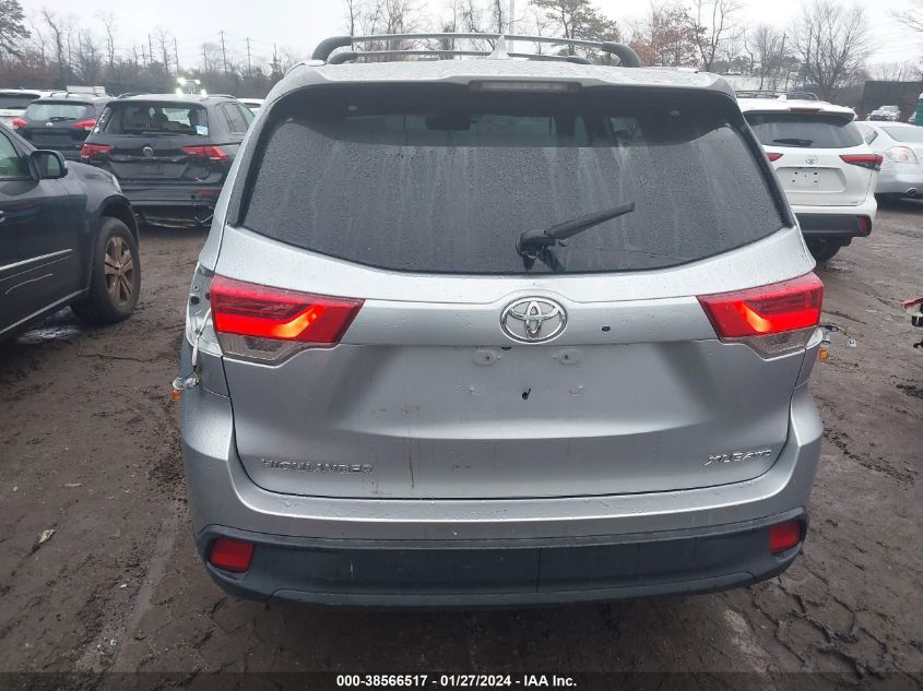 2019 TOYOTA HIGHLANDER SE/XLE - 5TDJZRFHXKS599159